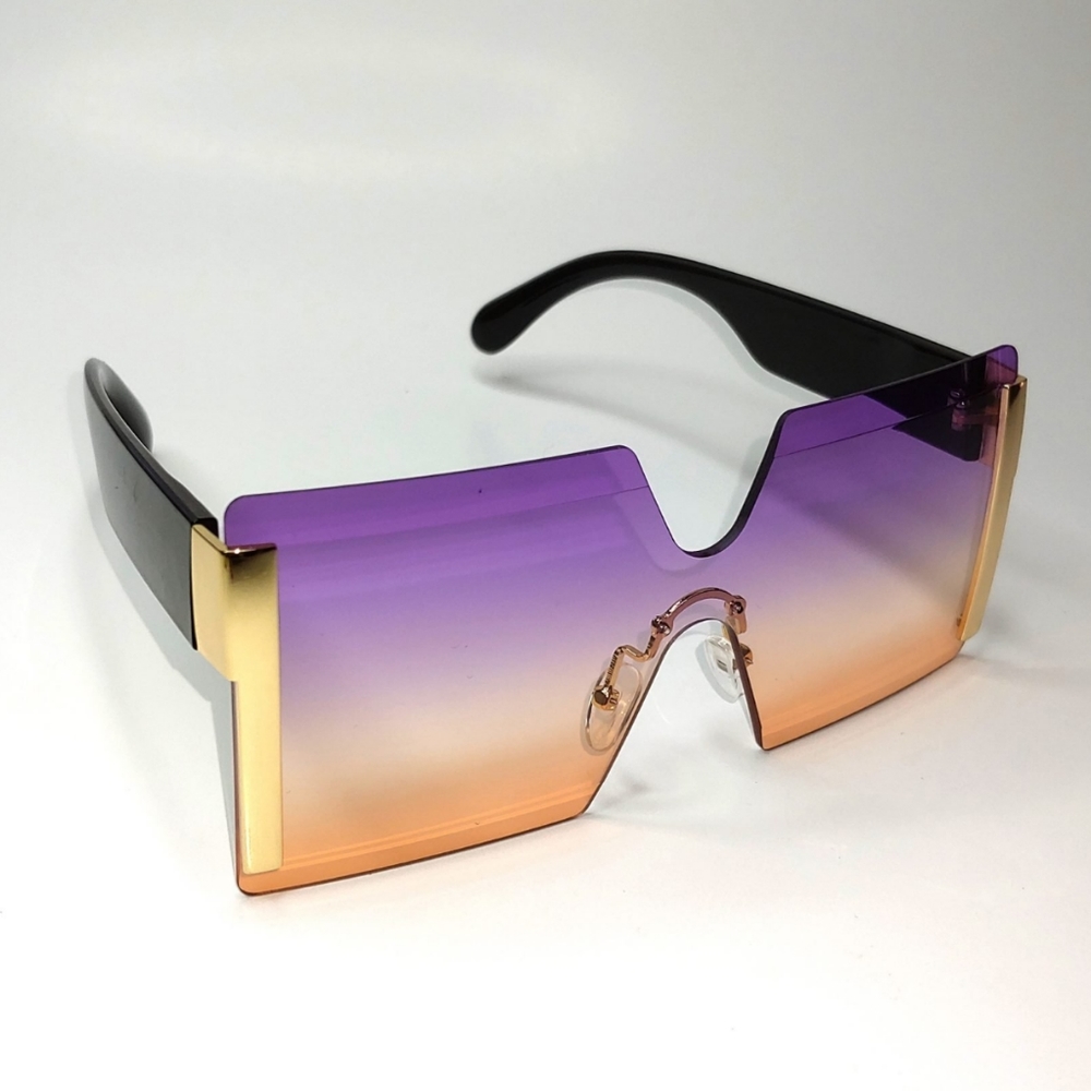 Purple & Orange Hourglass Sunglasses